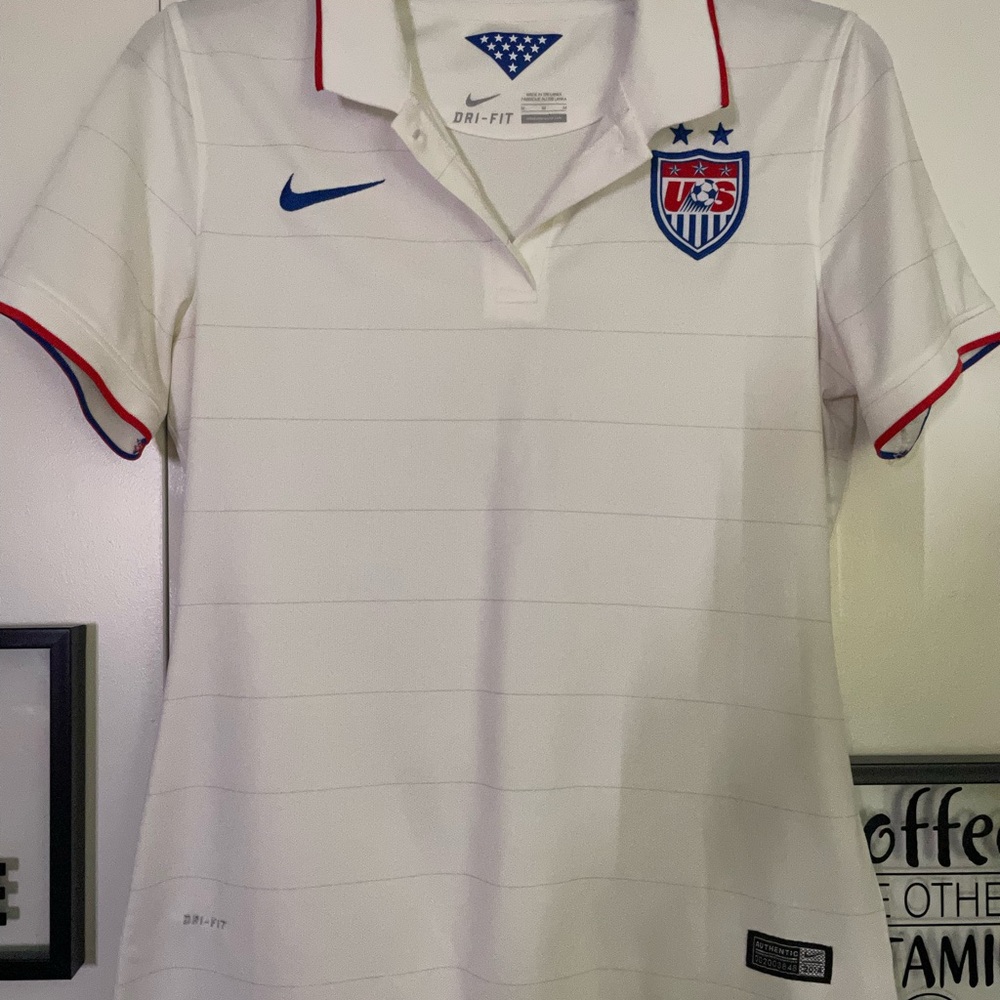 Nike Authentic USMNT/USWNT White Jersey, 2014